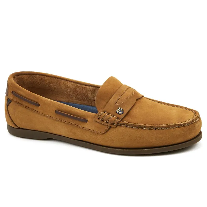 Dubarry Ladies Belize Deck Shoe - Cognac