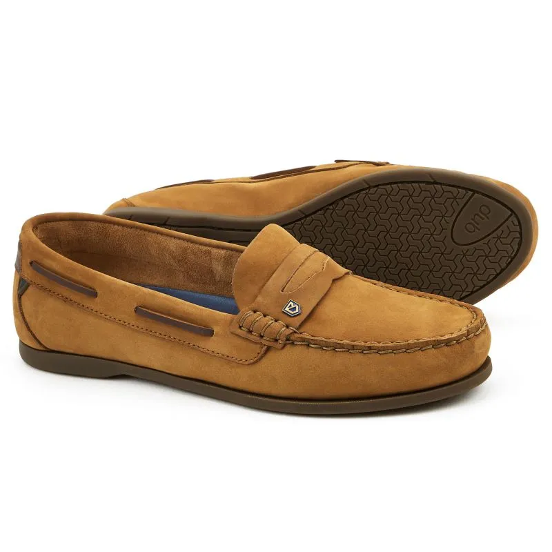 Dubarry Ladies Belize Deck Shoe - Cognac