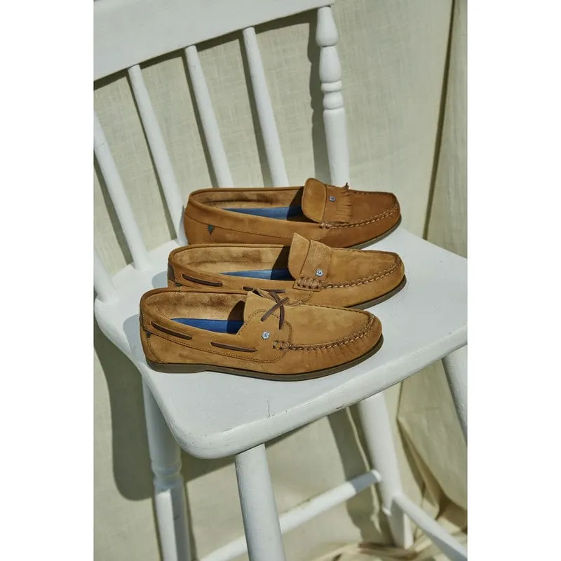 Dubarry Ladies Belize Deck Shoe - Cognac