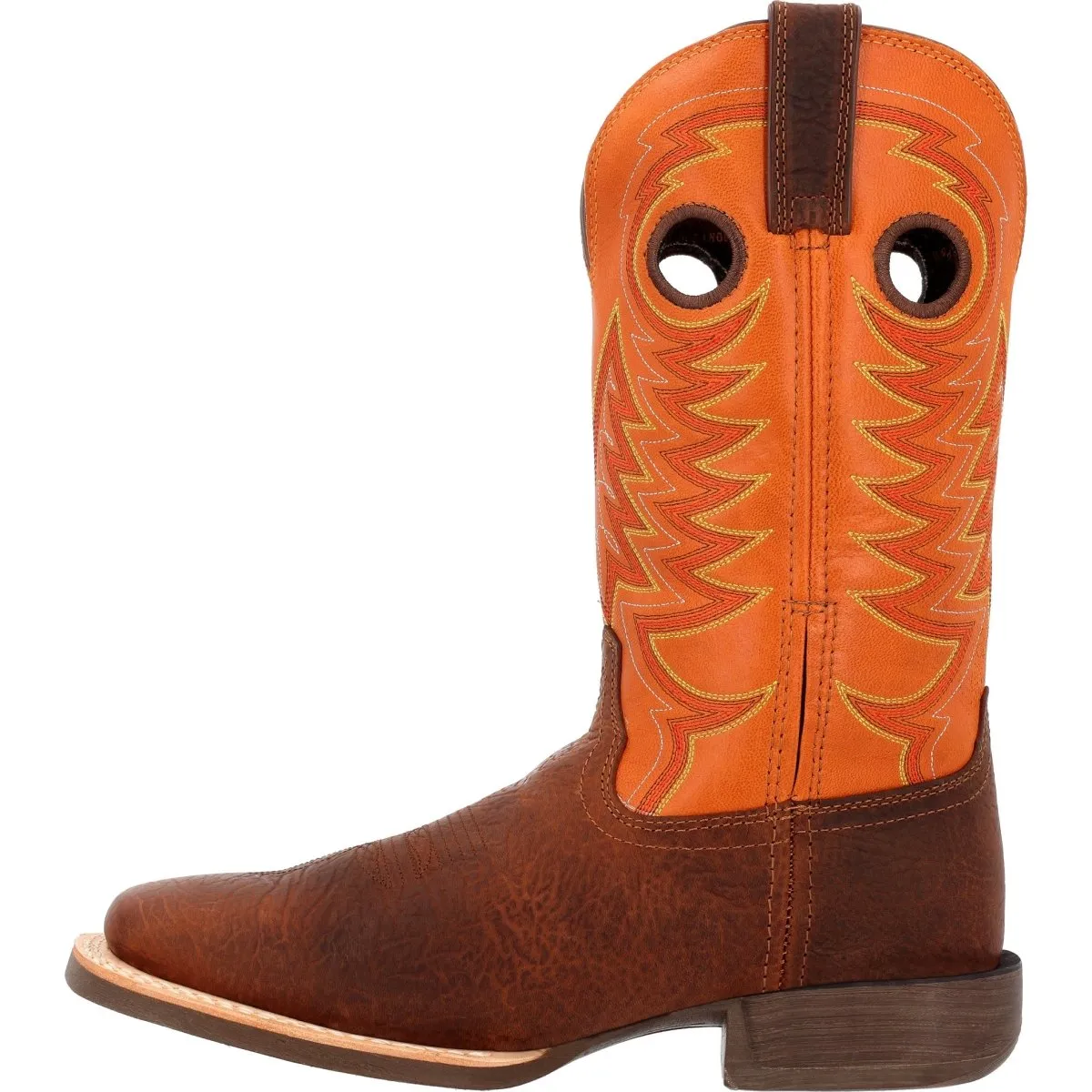 Durango Rebel Pro Men's Pull-on Western Work Boots Ddb0230 In Brown And Orange