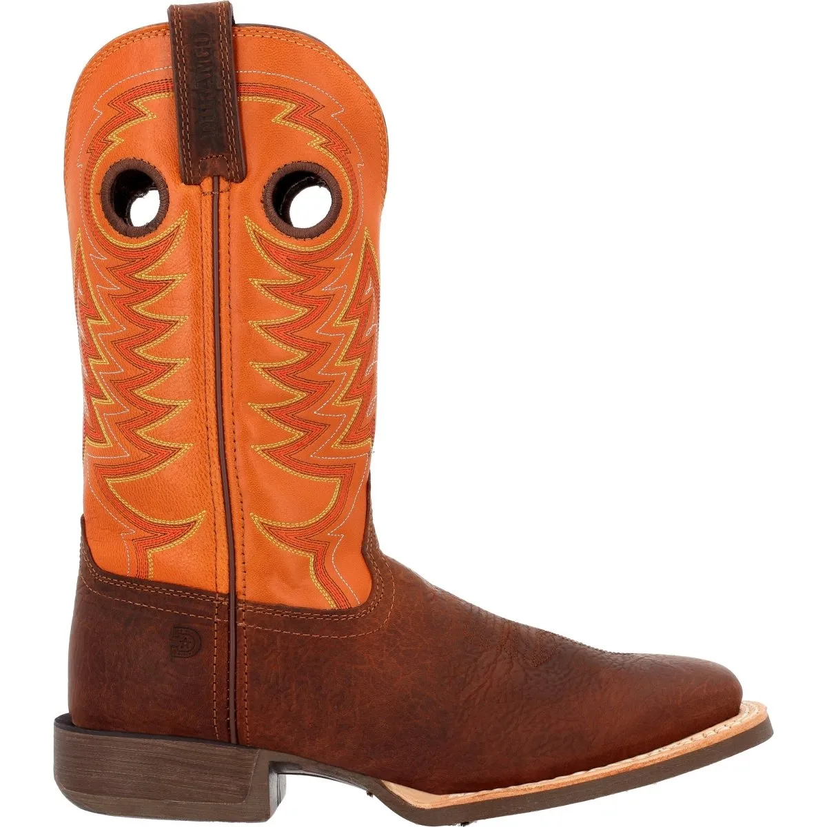 Durango Rebel Pro Men's Pull-on Western Work Boots Ddb0230 In Brown And Orange