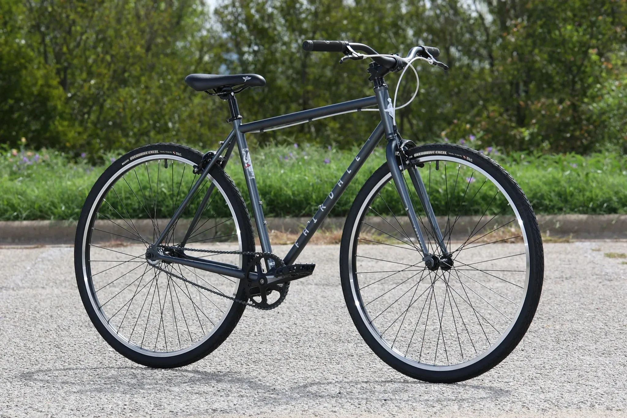 Fairdale Express Complete Cruiser Bike - Matte Charcoal