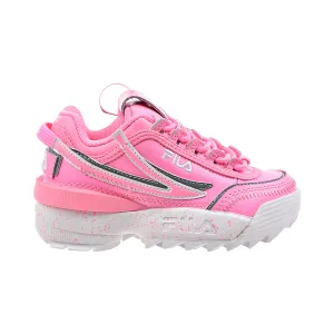 Fila Disruptor II EXP Little Kids' Shoes Pink-White