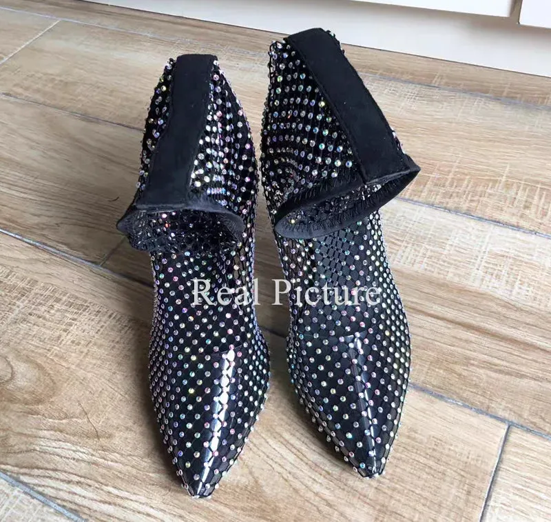 Fish Net High Heels