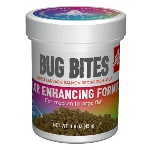 Fluval Bug Bites Color Enhancing Granules Medium-Large Fish