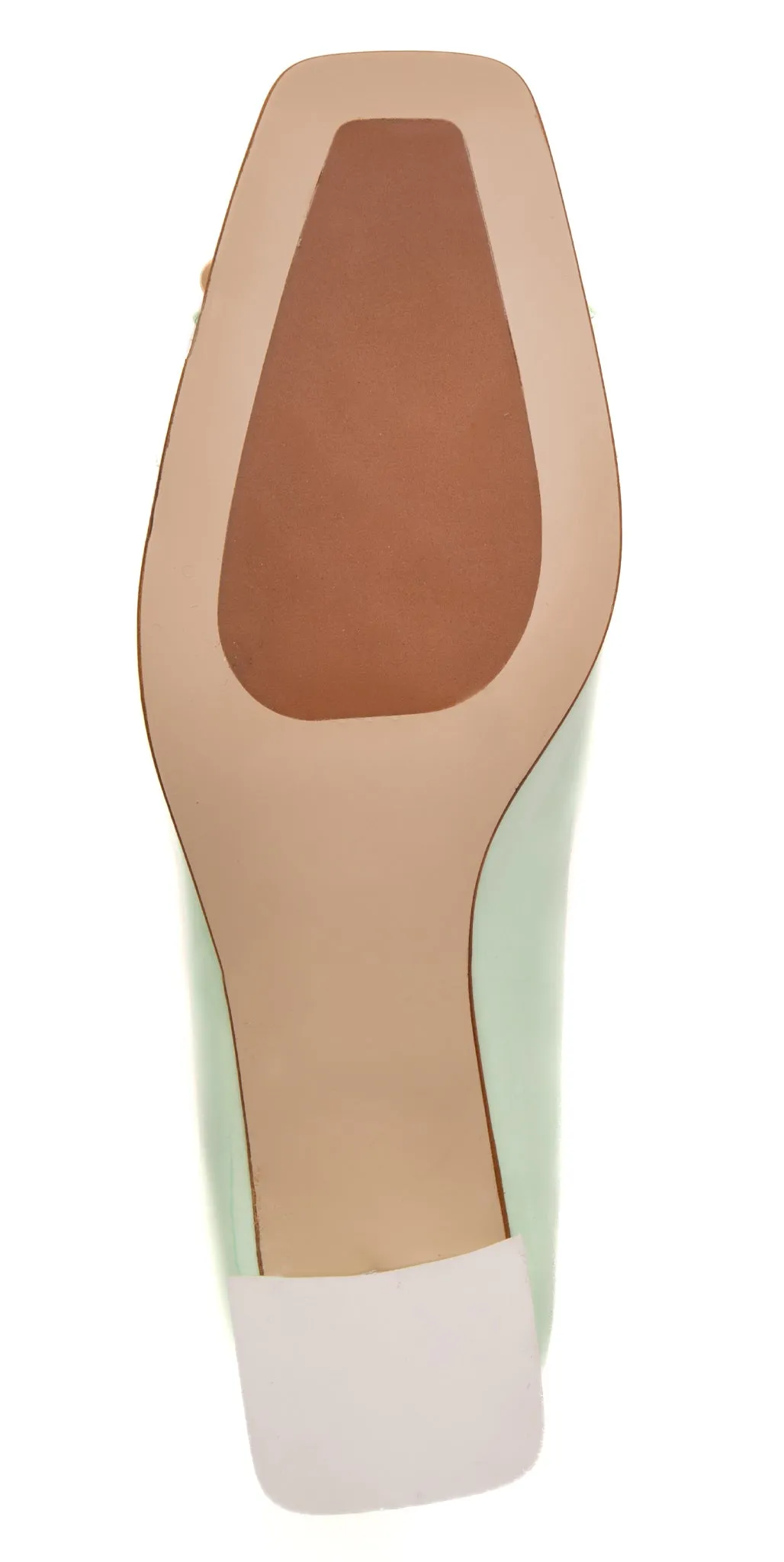 Frances Light Green Patent Leather Pump