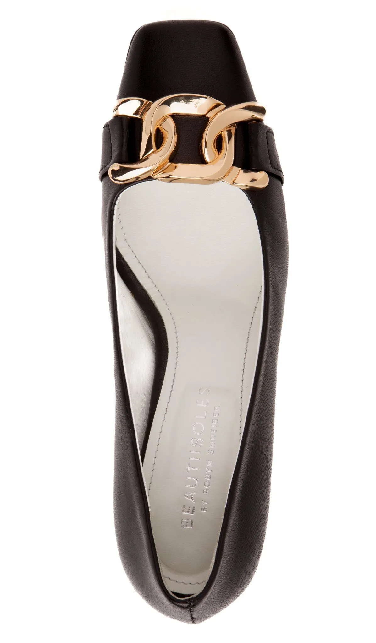 Frances Off-White Patent Leather Pump