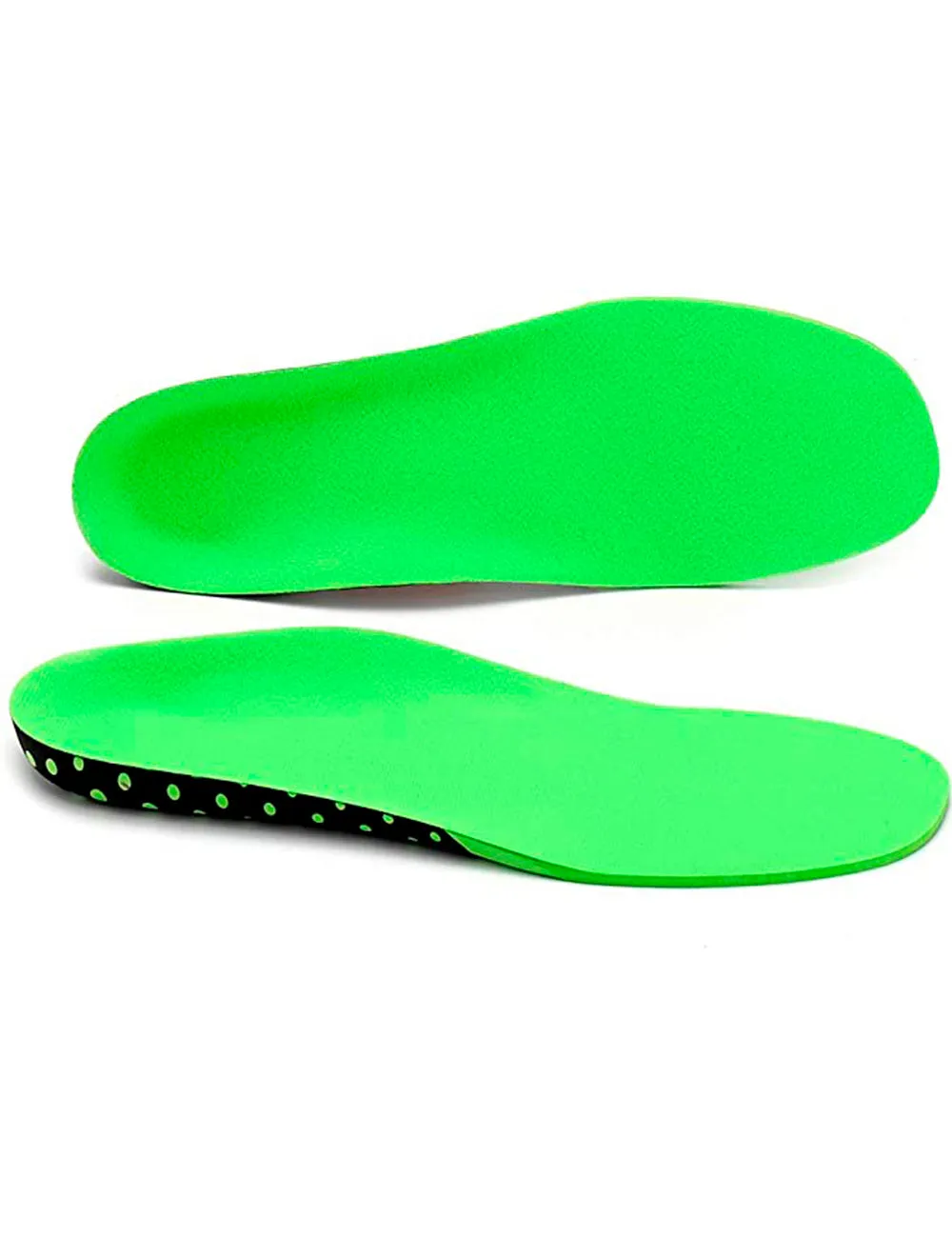 GAOAG Shock-absorptation Breathable Insole Orthotics | Gel Sports Comfort Shoes | Insole Neutral Arch Replacement Shoe Insole | Green