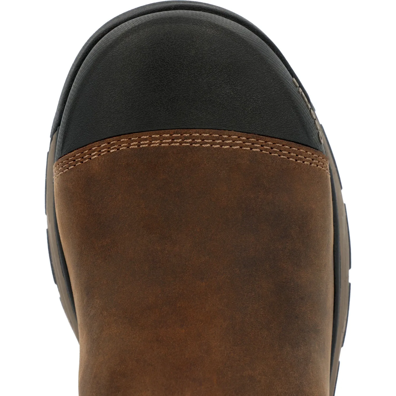 Georgia Mens 10in Durablend Edge WP AT Brown Leather Work Boots