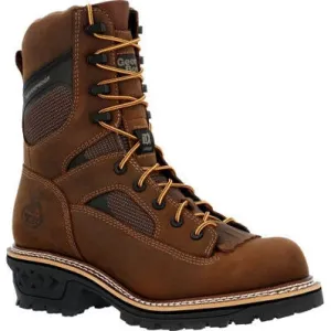 Georgia Men's Ltx Logger 9" Soft Toe WP Work Boot -Horse- GB00616