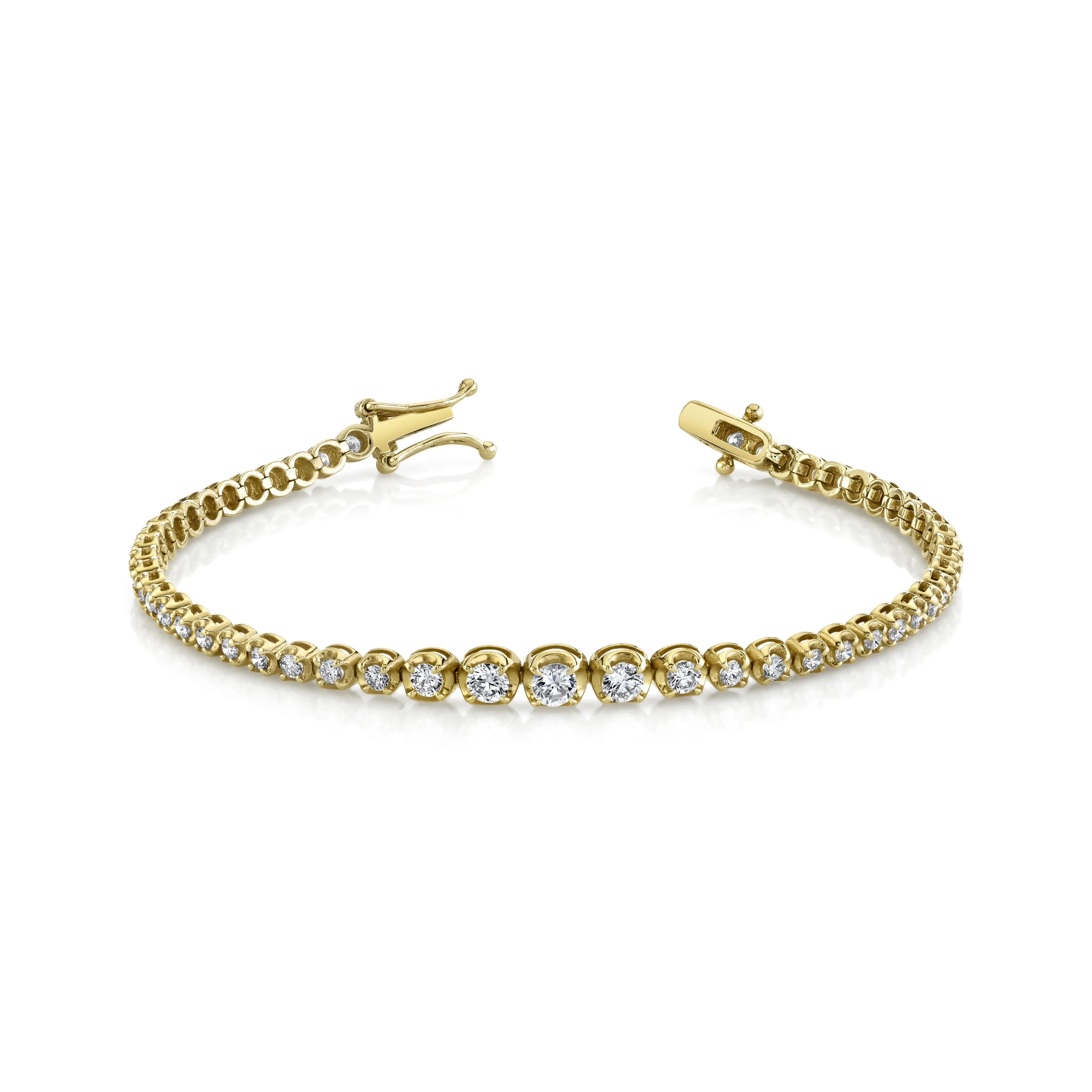 Graduated Diamond Goddess Bracelet | Ready to Ship