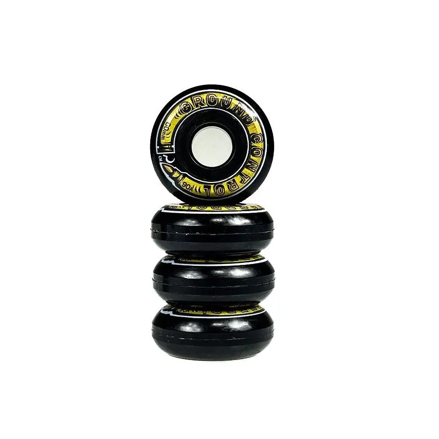 Ground Control CM Bullet Wheels 60mm 90a - Black (Set of 4)