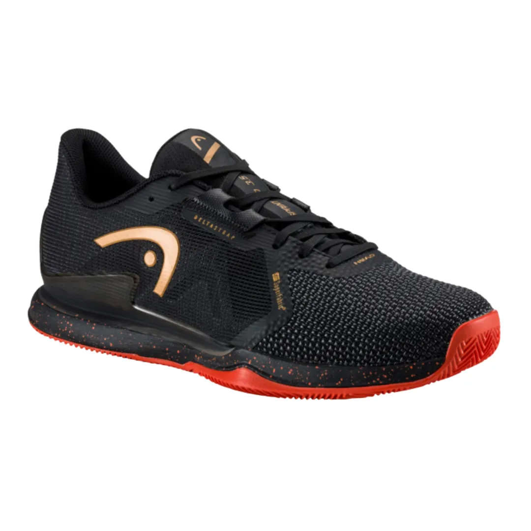 Head Sprint Pro 3.5 SF Clay Men Tennis Shoes - Black/Orange