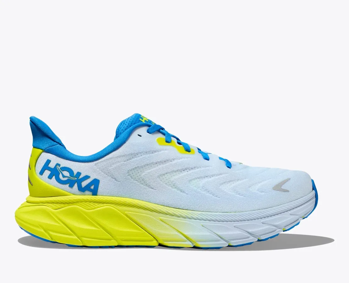 Hoka Mens Arahi 6- Ice Water/Evening Primose (1123194-IWEP)