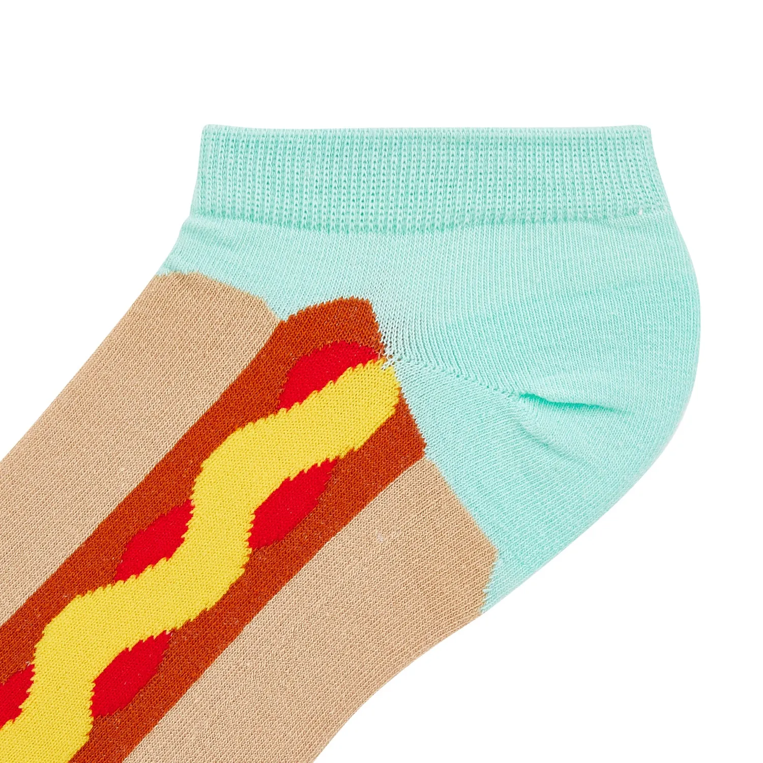 Hotdog Printed Ankle Socks