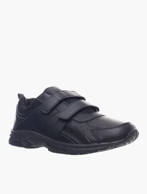 Hush Puppies - Deuce Kids Velcro (Black)