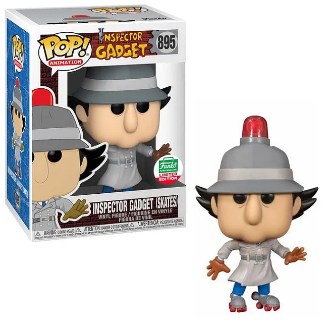 Inspector Gadget #895 - Inspector Gadget Funko Pop! Animation [Skates] [Funko Limited Edition]