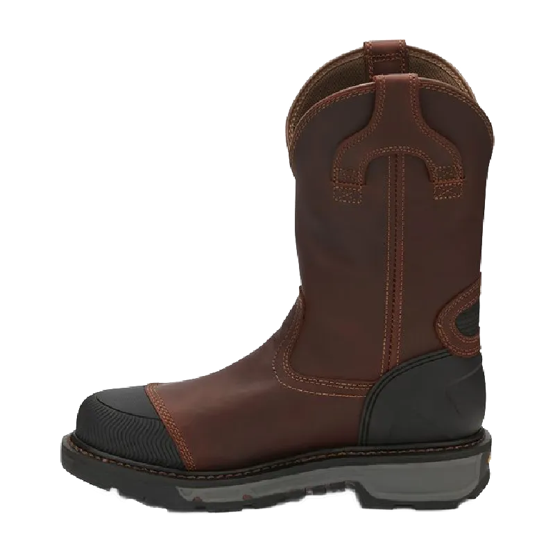 Justin Men'S Warhawk Brown Composite Toe Work Boots