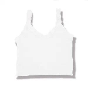 KatieJ NYC Tween Shari Top in White Gauze