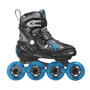 Kids Adjustable Roces Moody TIF Blue Inline Skates