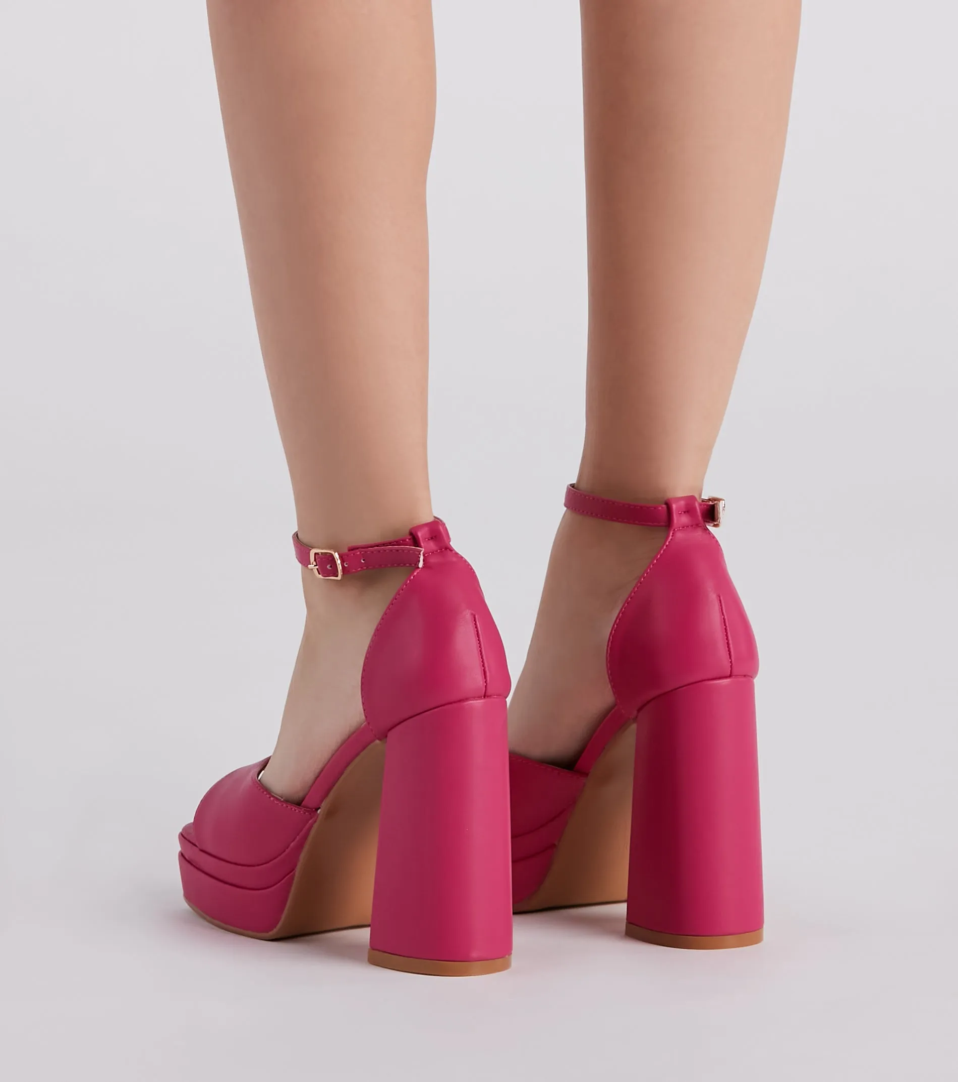 Major It Girl Chunky Platform Heels