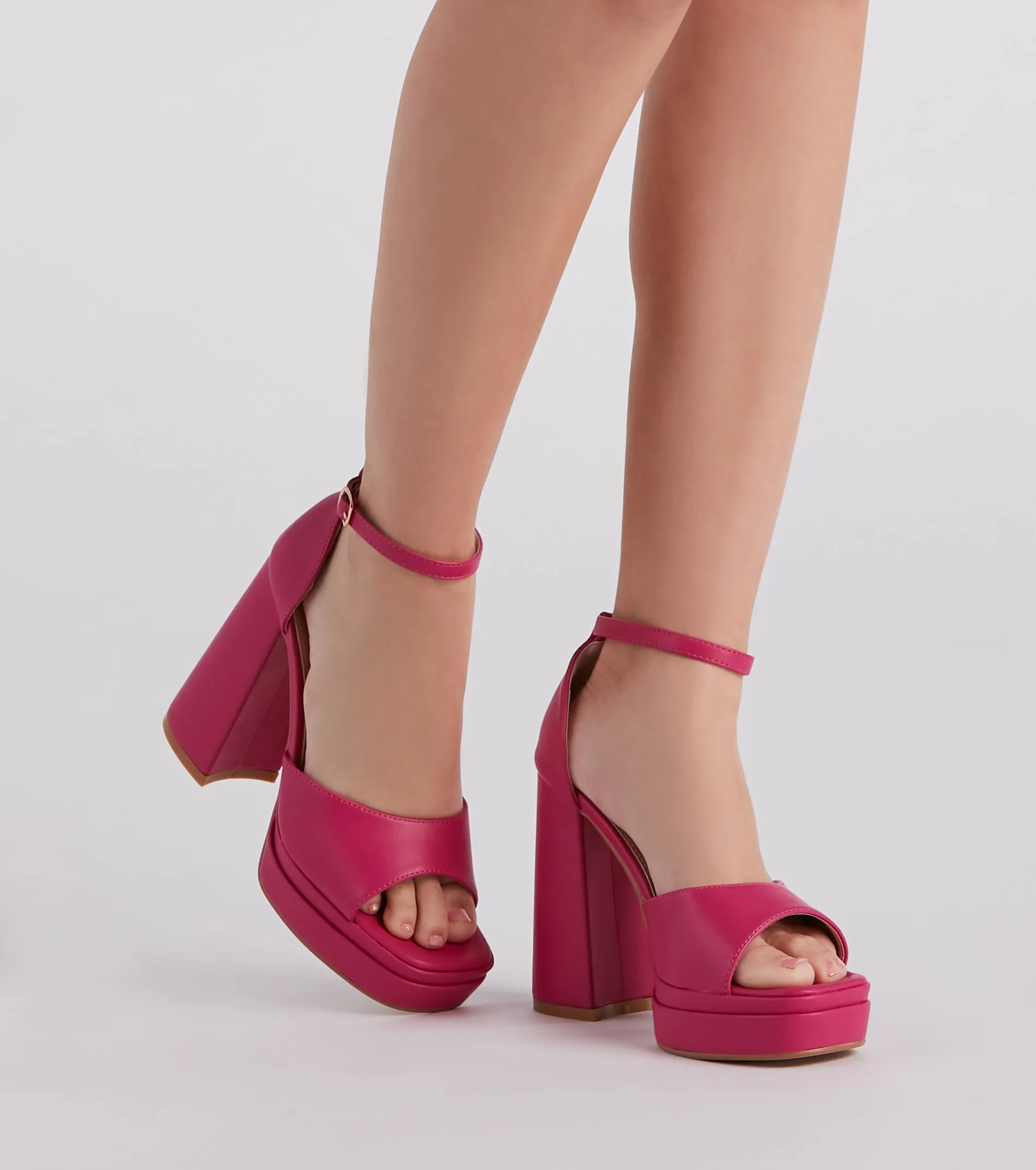 Major It Girl Chunky Platform Heels