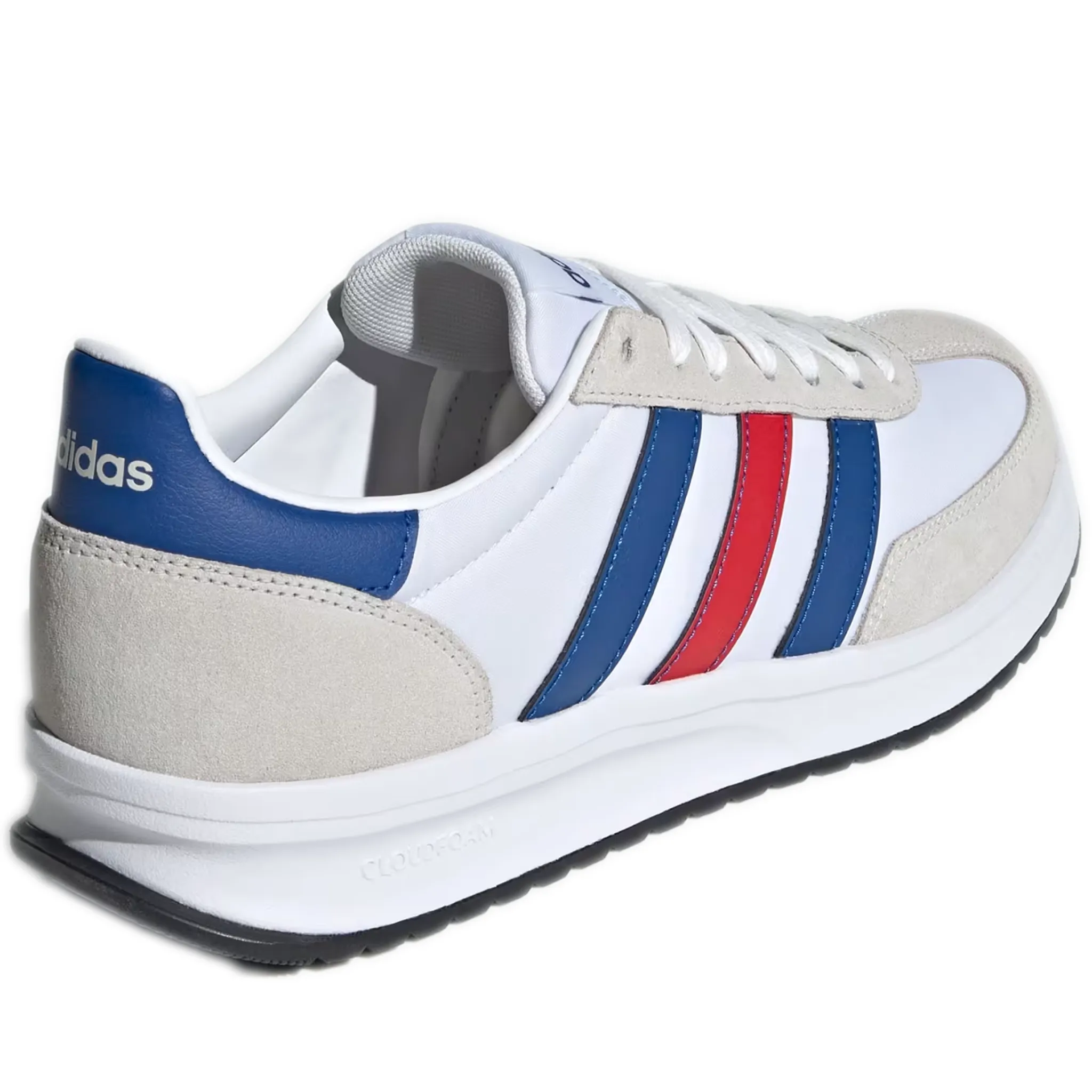 Men's Adidas Run 72 Shoes - Cloud White / Royal Blue / Grey One