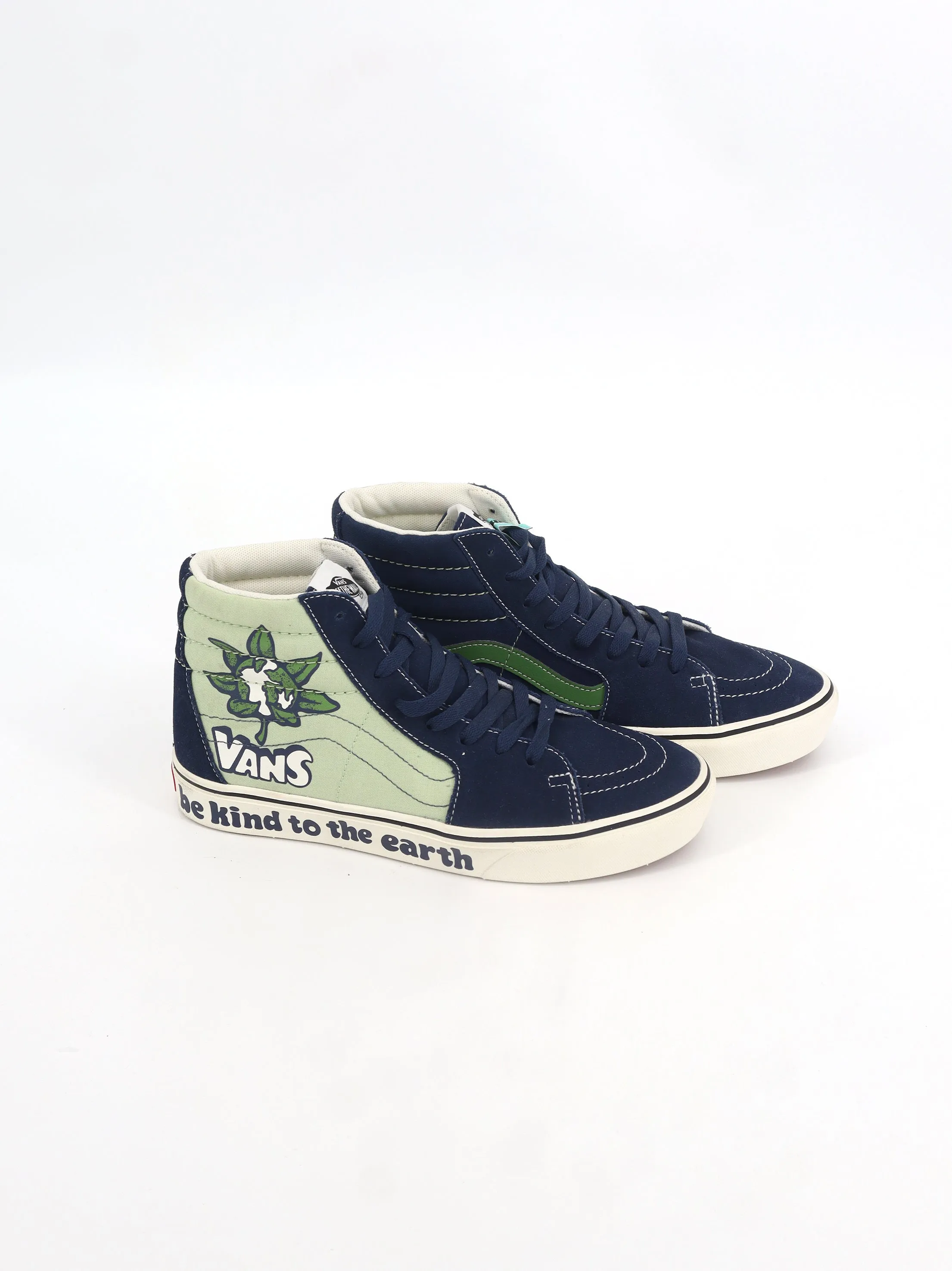 Men's Graphic Printed High Top Sneakers,Navy