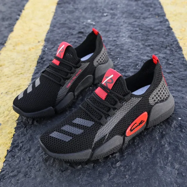 Men's Lightweight Running Shoes Summer Ultra-light Breathable Sneakers Zapatos De Mujer Walking Shoes Boys Sneakers Size 39-44