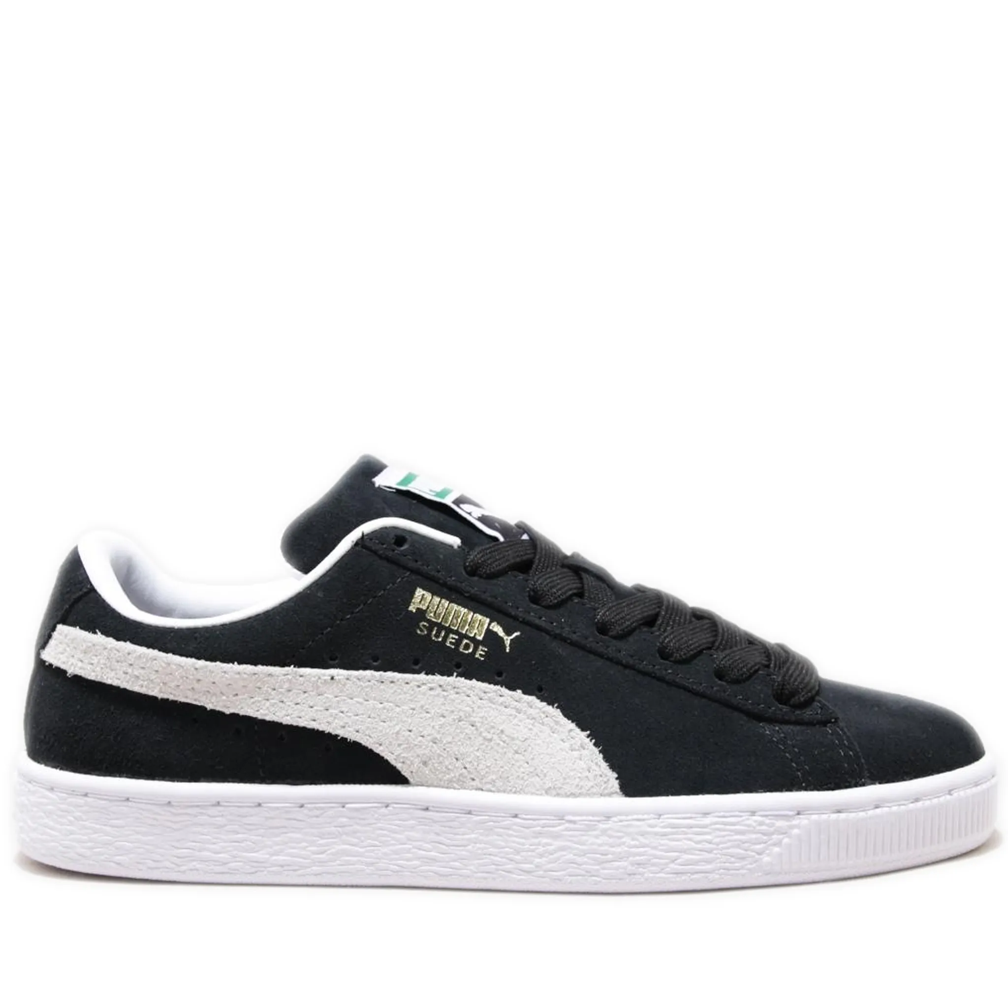 Men's Puma Suede Classic XXI Shoes - Black/ White