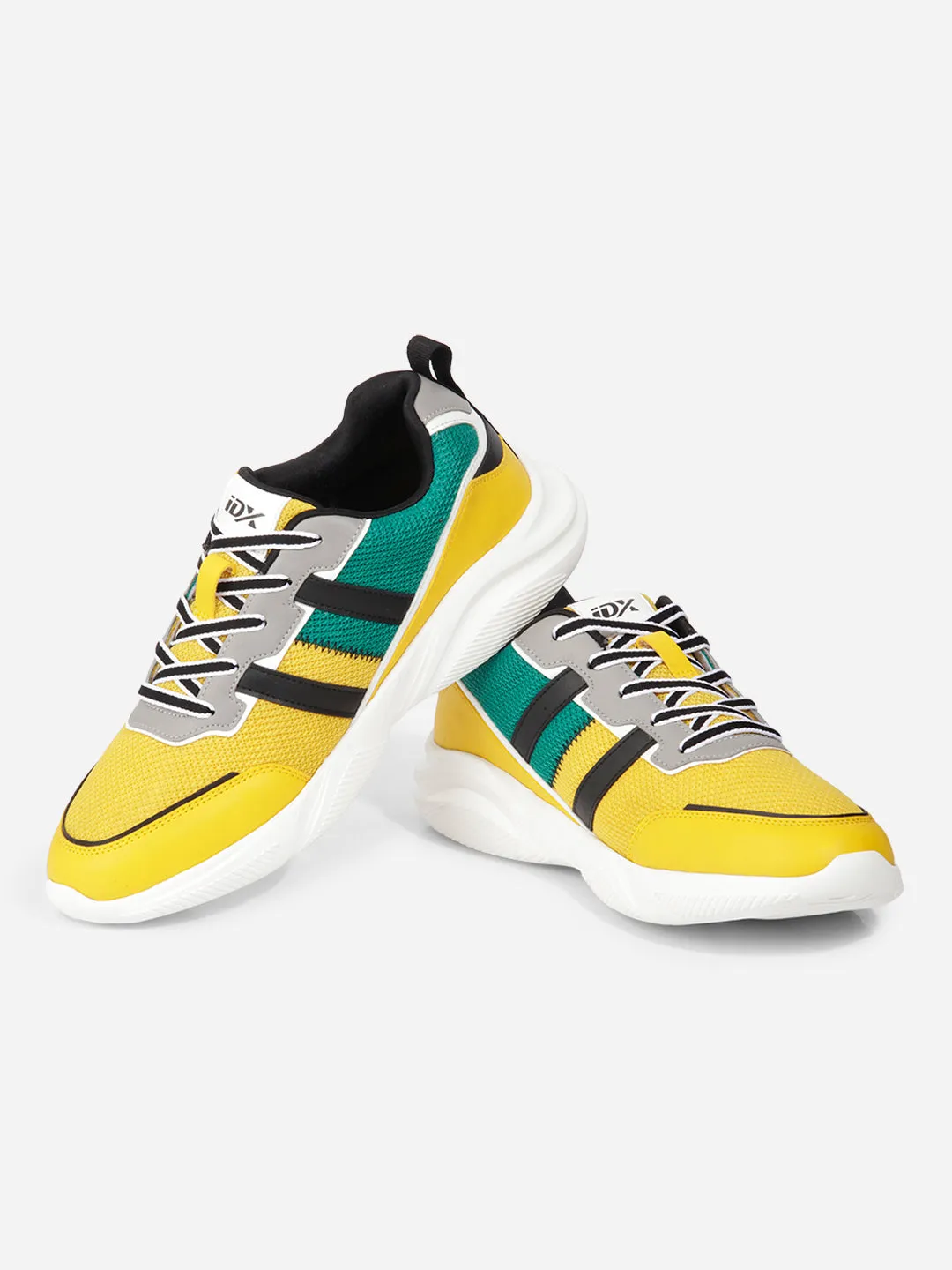 Men's Yellow Colourblocked Sneakers IX7135