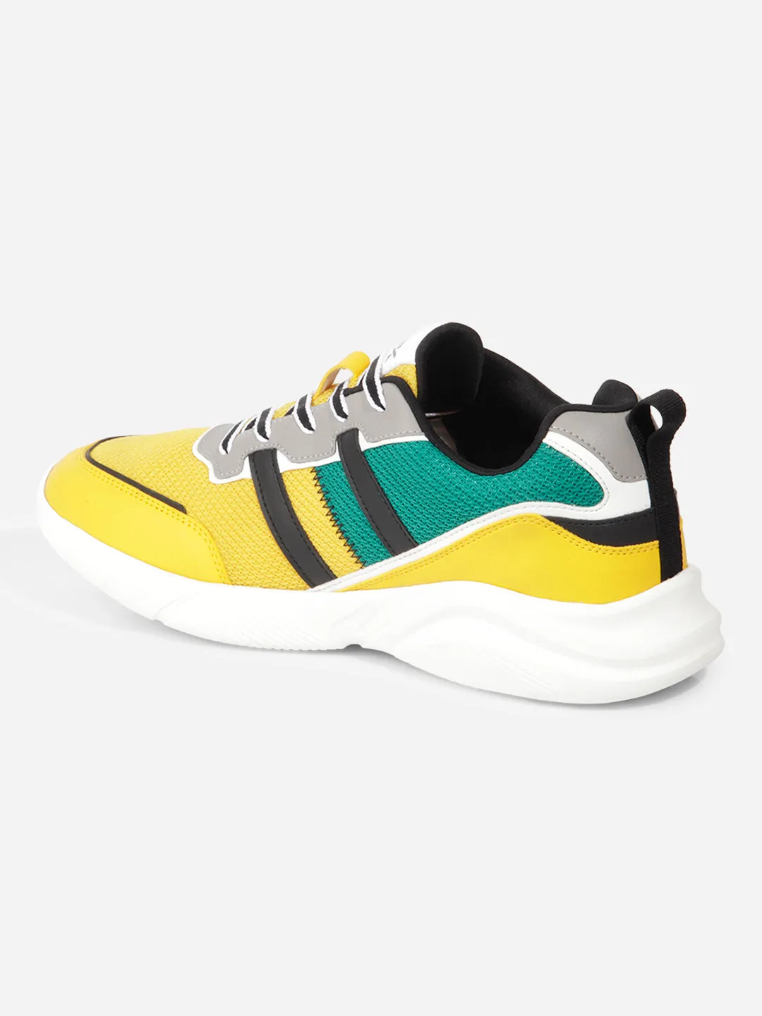 Men's Yellow Colourblocked Sneakers IX7135