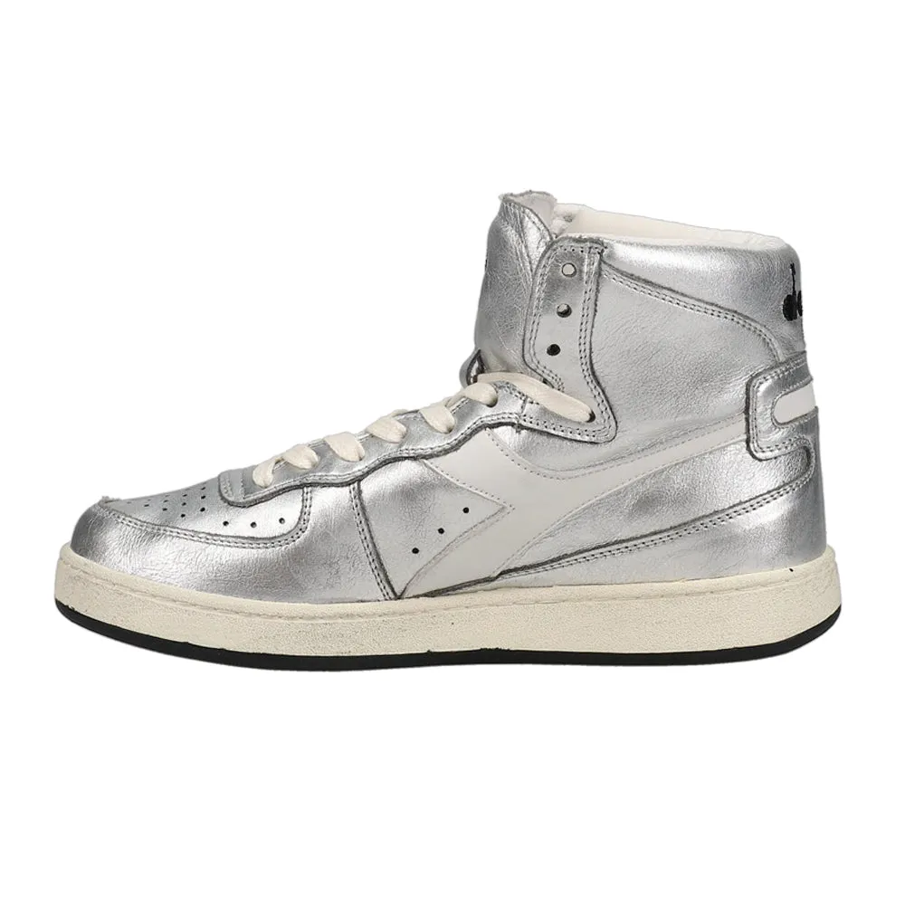 Mi Basket Metal Used High Top Sneakers