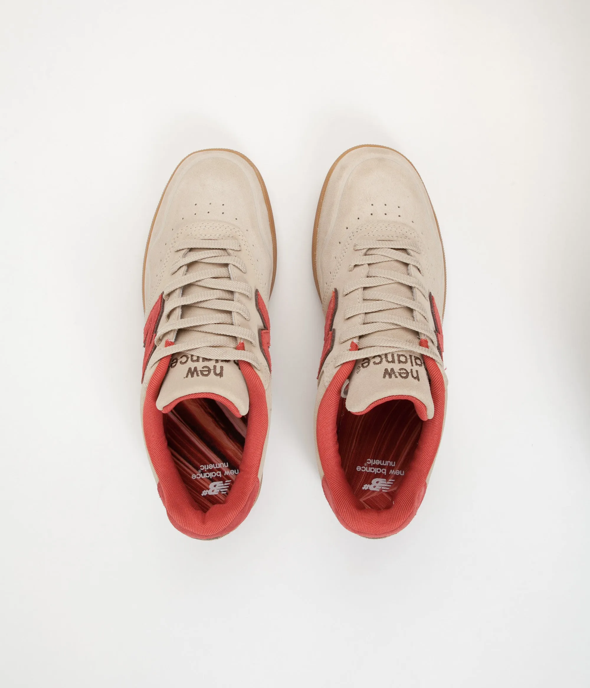 New Balance 288 Suede Shoes - Sand / Brick Red