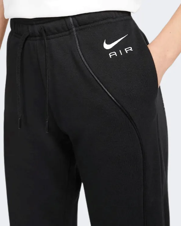 Nike Air Mid-Rise Women Lifestyle Pant Black Dq6563-010