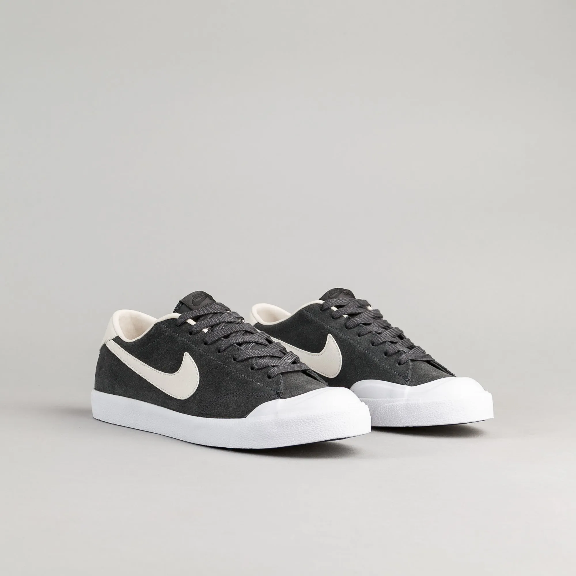 Nike SB All Court CK Shoes - Anthracite / Phantom - White - Black