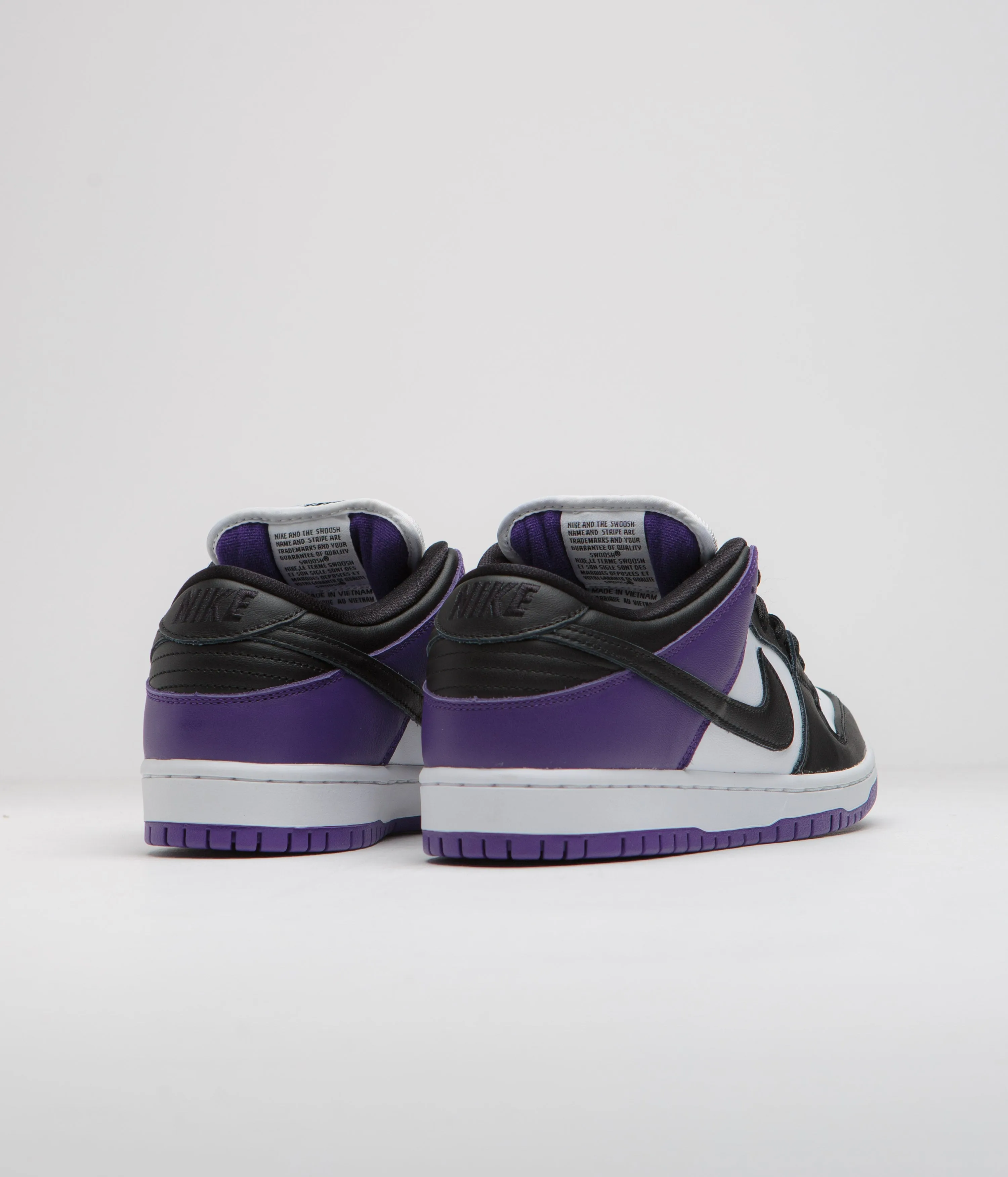 Nike SB Dunk Low Pro Shoes - Court Purple / Black - White - Court Purple