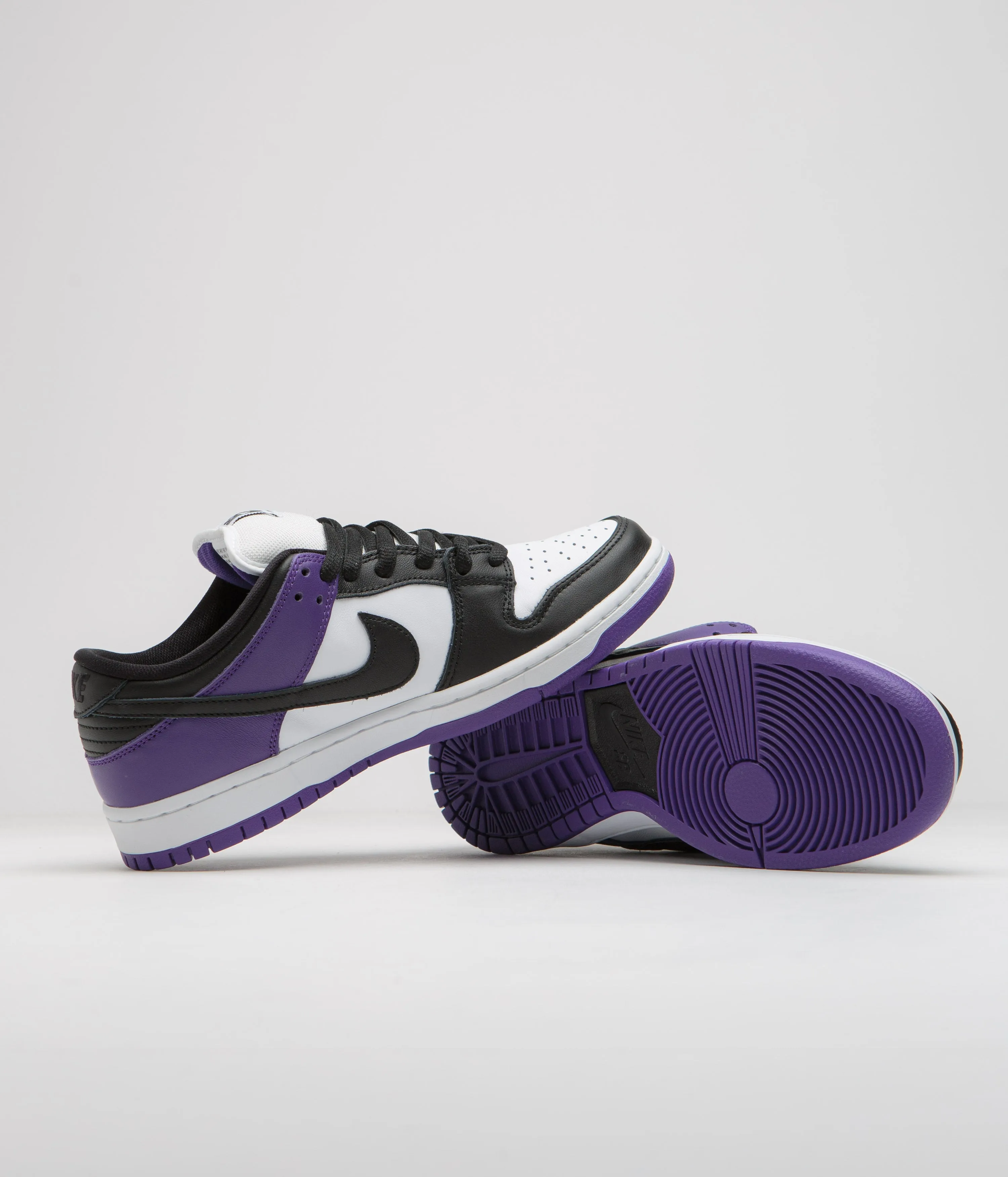 Nike SB Dunk Low Pro Shoes - Court Purple / Black - White - Court Purple