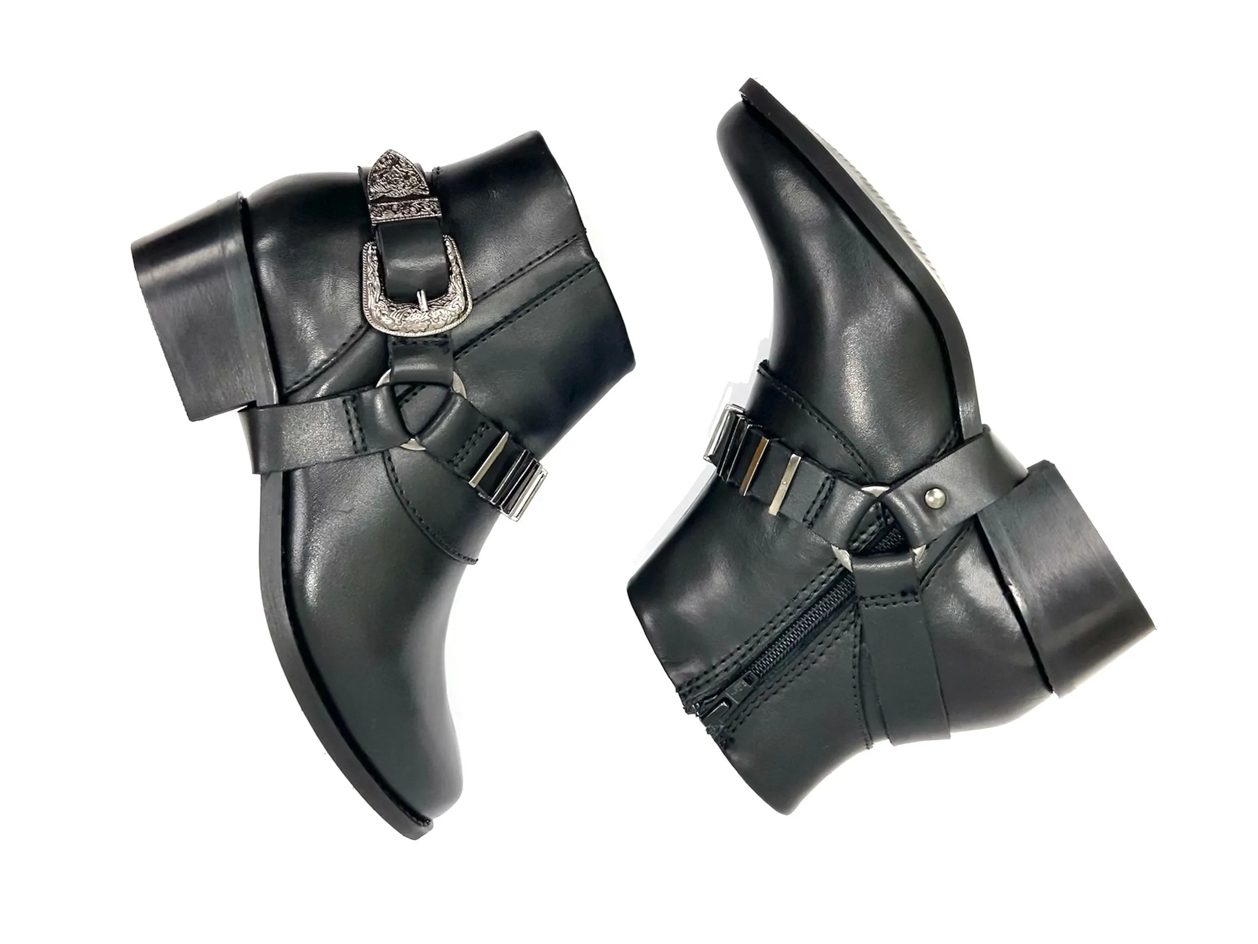 Norah Black Western Bootie