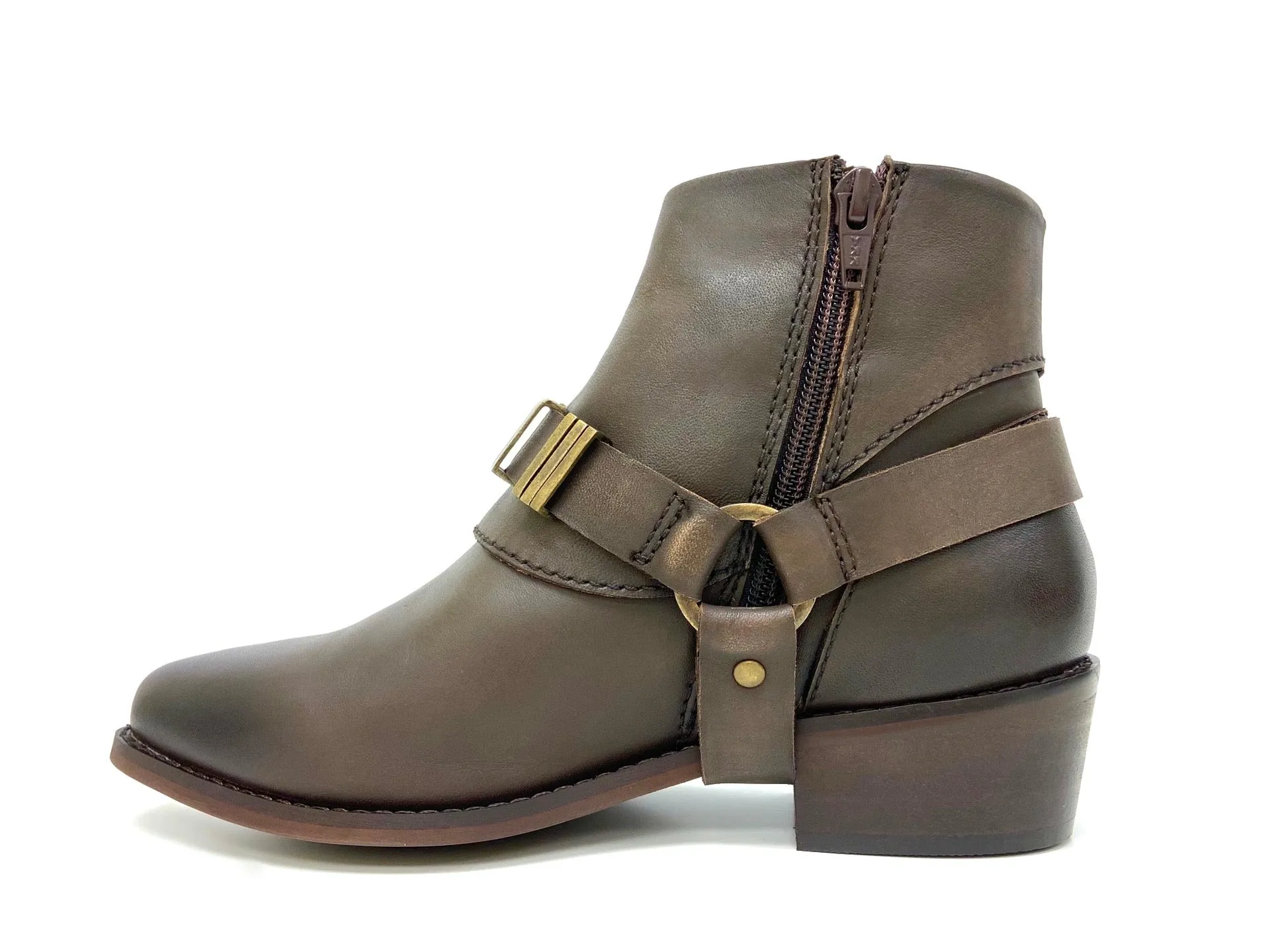 Norah Brown Western Bootie