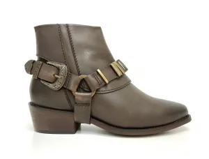 Norah Brown Western Bootie