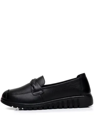 Olga Women's Casual Leather Loafer Shoes