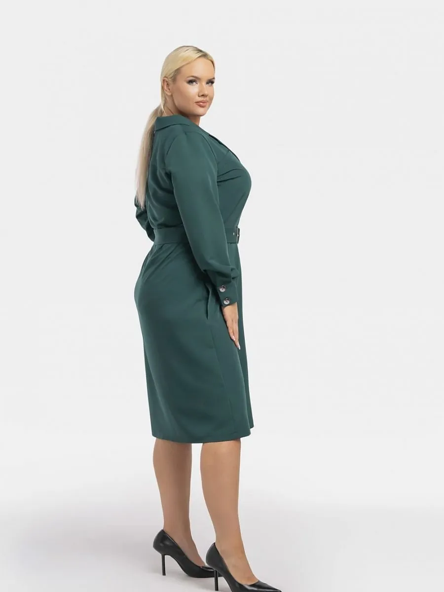 Plus size dress model 193903 Karko