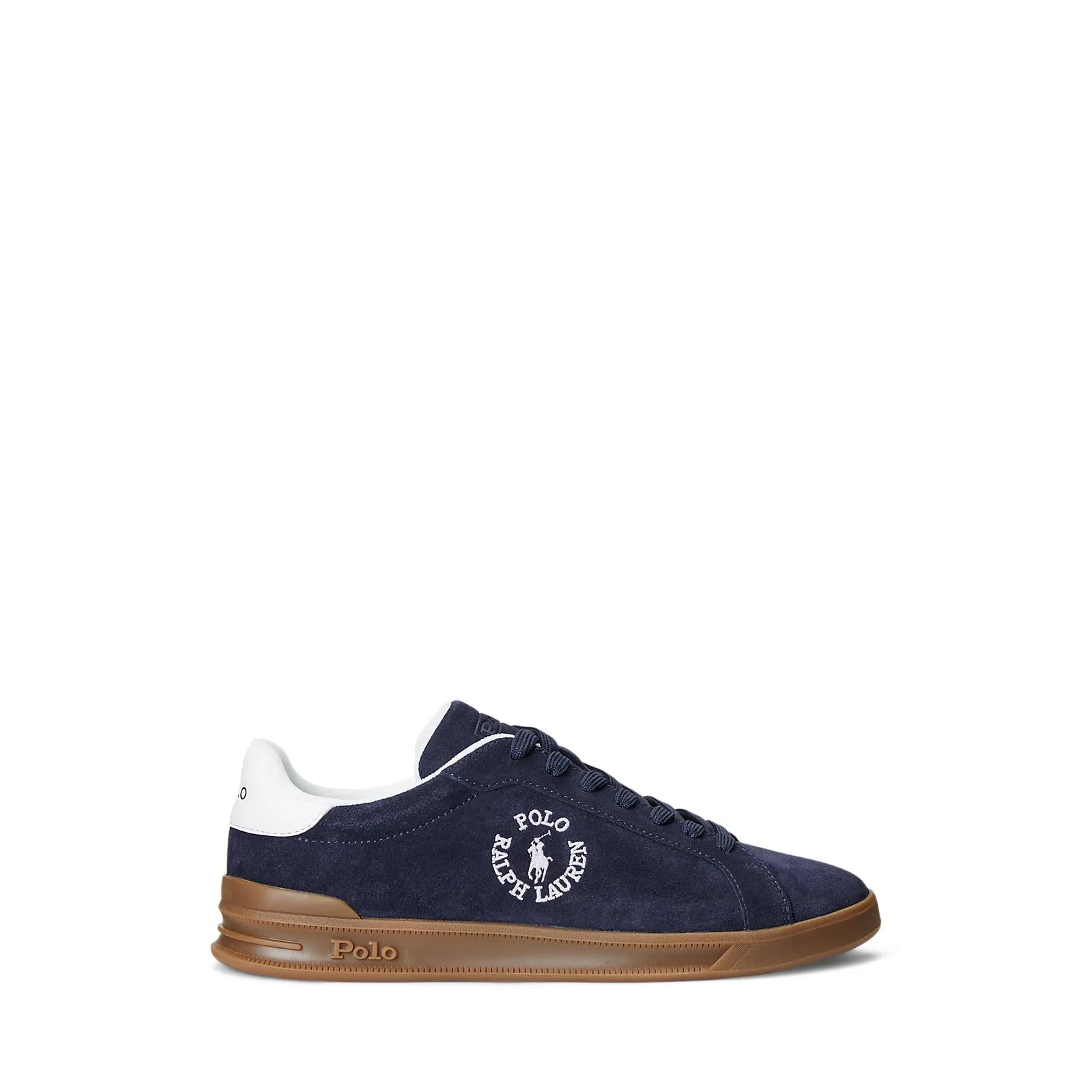 Polo Ralph Lauren - Heritage Court II Suede - Sneakers High Top Lace - Hunter Navy/White