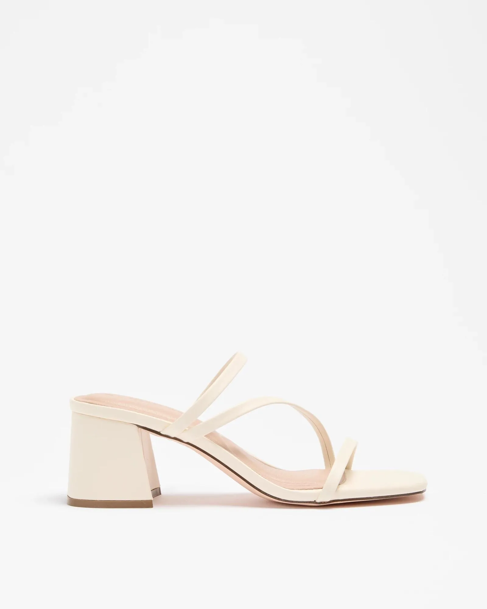 popular  Womens Strappy Low Heel - Mani II - Cream