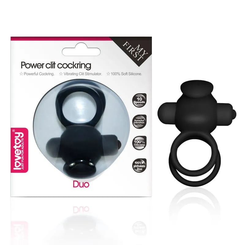 Power Clit Duo Cockring - DISCONTINUED