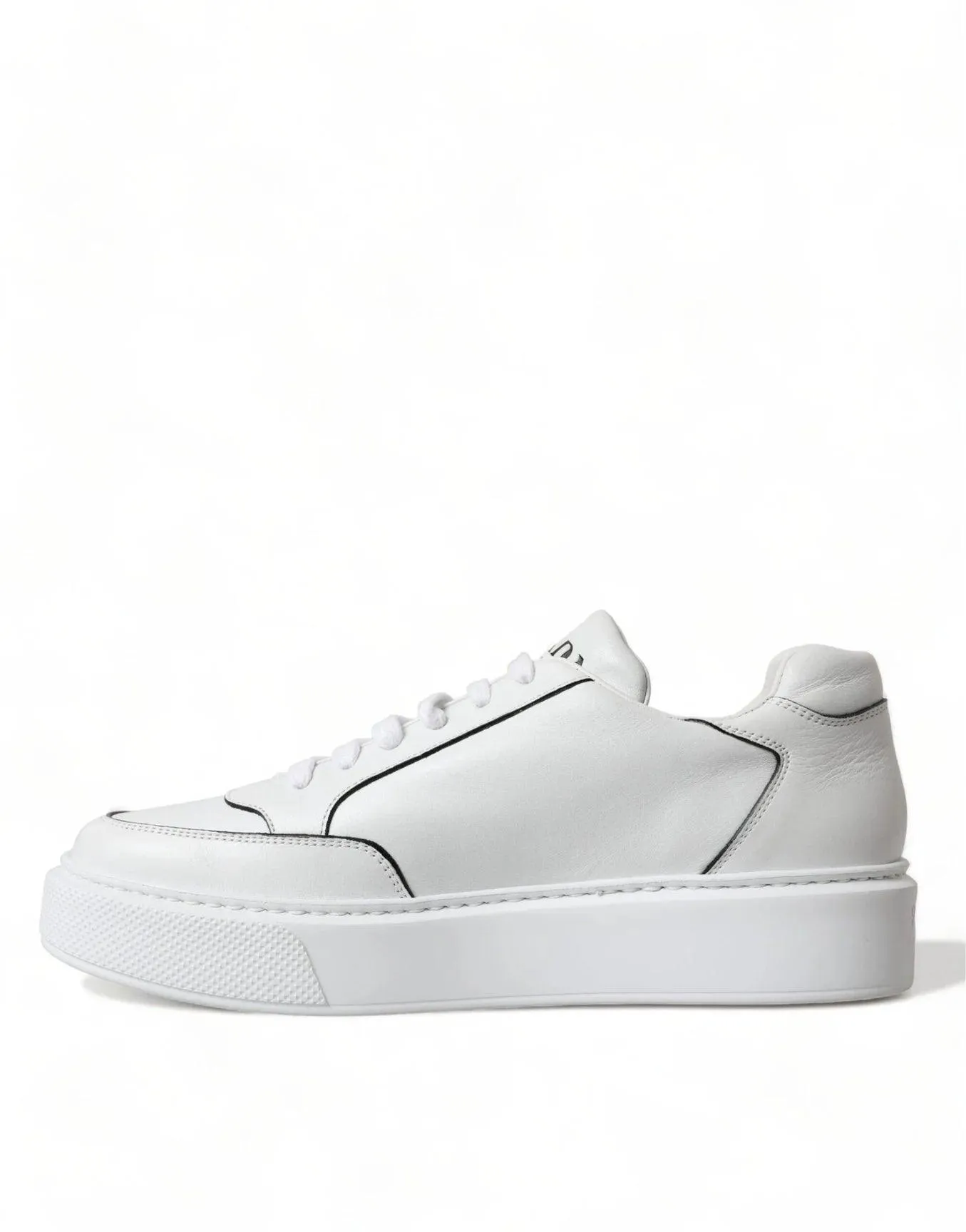 Prada Men's White Leather Montana Sneakers