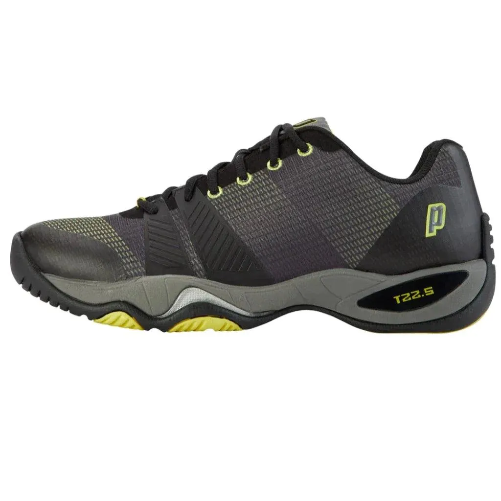 PRINCE T22.5 MEN'S BLACK/YELLOW