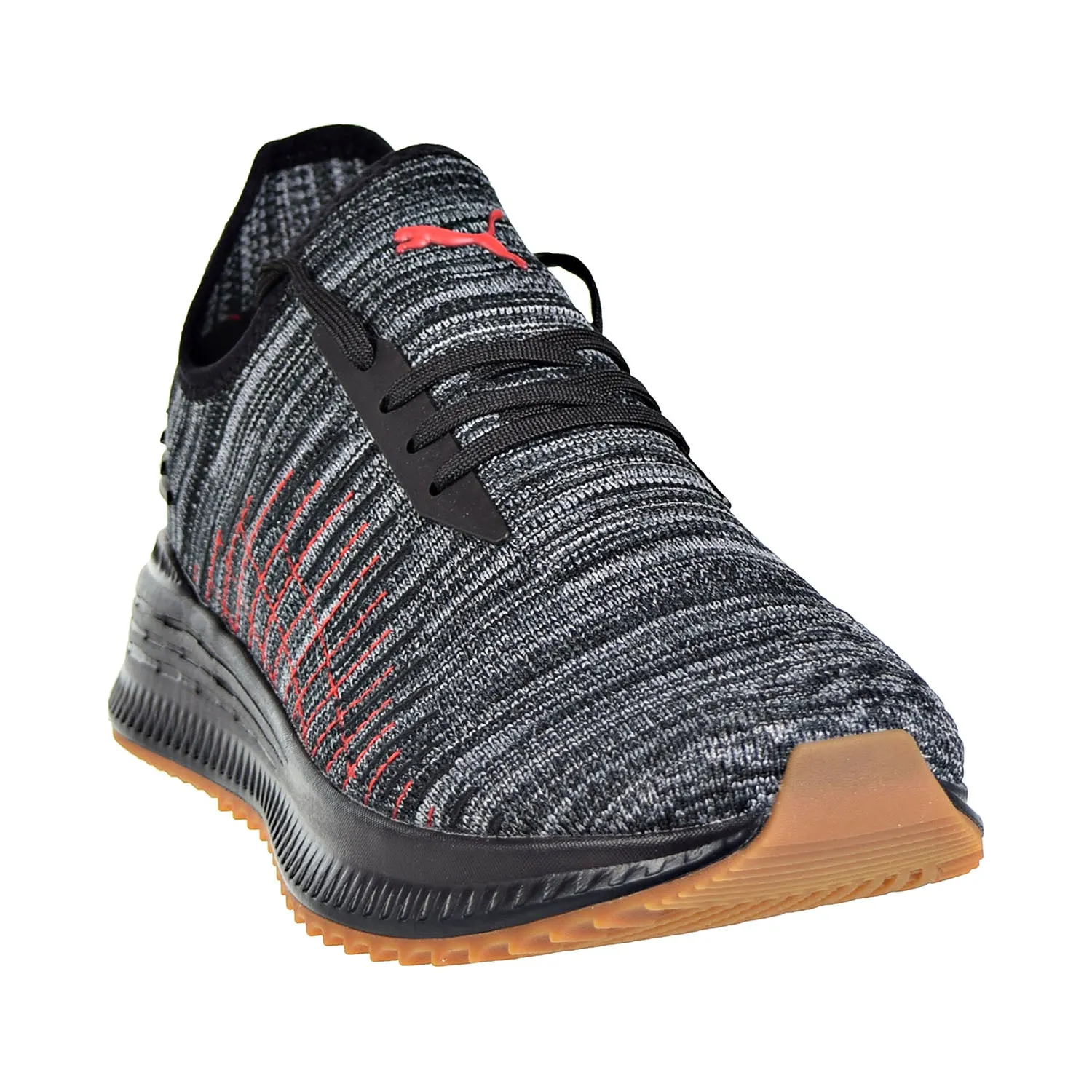 Puma AVID Evoknit SU Gum Men's Shoes Puma Black/High Risk Red