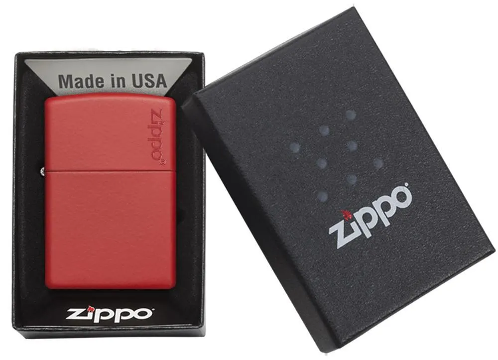 Red Matte with Zippo Logo